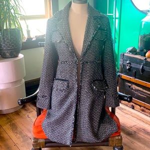 Black and White Coat